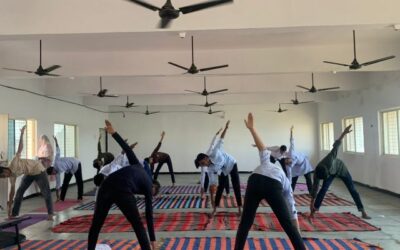 10th International Yoga Day celebrations at Omar HMC AND RC